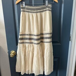 Anthropologie Moulinette Soeurs Beaded Skirt